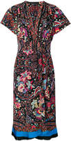 Thumbnail for your product : Etro floral print V-neck dress