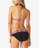Thumbnail for your product : Anne Cole Stevie Striped Fold-Over Bikini Bottoms
