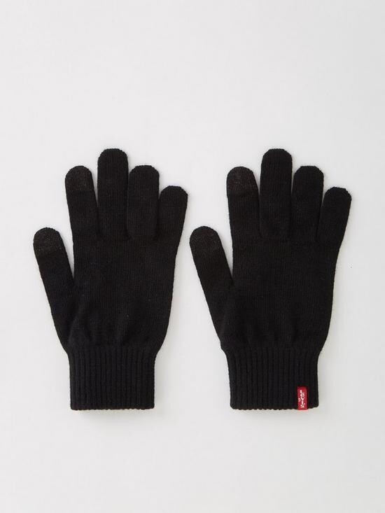 Levi's Ben Touch Screen Gloves - Black - ShopStyle