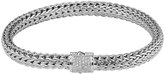 Thumbnail for your product : John Hardy Small Chain Bracelet with Diamond Pave Clasp