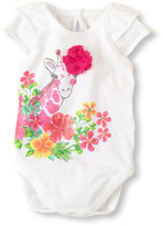 Thumbnail for your product : Children's Place Ruffle sleeve bodysuit