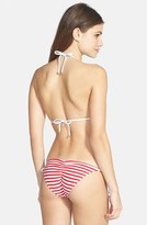 Thumbnail for your product : Vitamin A 'Natalie' Stripe Triangle Bikini Top
