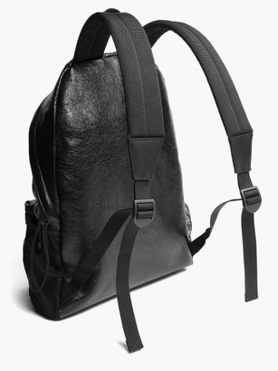 Balenciaga Explorer Textured-leather Backpack - Black