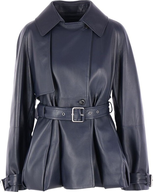 Loewe Anagram Embossed Belted Jacket