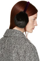 Thumbnail for your product : Carven Black Faux-fur Ear Muffs