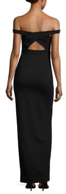 Nicholas Event Ponti Cross-Over Gown