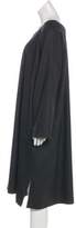 Thumbnail for your product : eskandar Midi Wool Dress Grey Midi Wool Dress