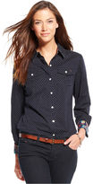 Thumbnail for your product : Tommy Hilfiger Long-Sleeve Polka-Dot Shirt