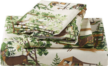 Makers Collective Camp Wandawega 250 Thread Count 100% Cotton Percale Sheet Set