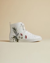 Thumbnail for your product : Ted Baker Highland Leather Hi-top Trainers