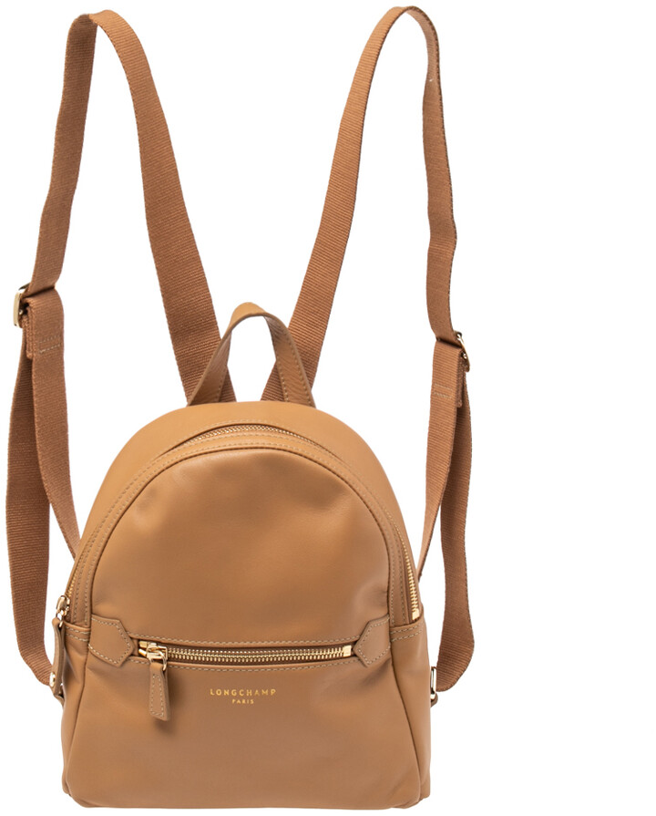 longchamp backpack tan