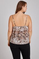 Thumbnail for your product : Girls On Film Leopard Cami With Lace Trim