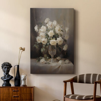 Darby Home Co Vintage Floral Print CCXXXIX -Custom Wrapped Gallery Cavas