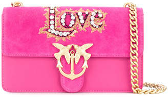 Pinko embellished Love shoulder bag