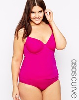 Thumbnail for your product : ASOS CURVE Exclusive Tankini Top Mix & Match