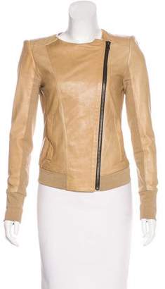 A.L.C. Leather Asymmetrical Jacket
