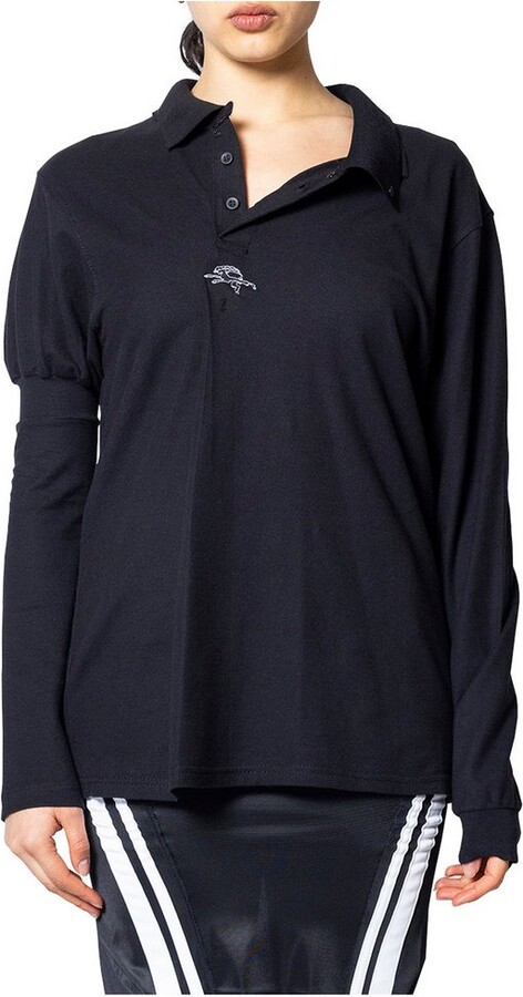 トップス PROTOTYPES WRAPPED POLO LONGSLEEVE PROTOTYPES Wrapped Long Sleeve Polo Shirt - ShopStyle