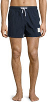 Thumbnail for your product : Thom Browne Classic Side-Stripe Swim Trunks, Navy