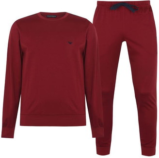 red armani tracksuit