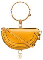 Thumbnail for your product : Chloé yellow nile minaudière leather bracelet bag