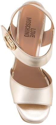 Love Moschino chunky heel sandals
