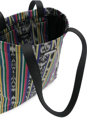 Saint Laurent ANTIBE Ikat Flat shopping bag