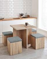Thumbnail for your product : Fashion World Michigan Space-Saver Hideaway Dining Set
