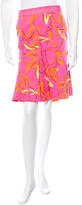 Thumbnail for your product : Blumarine Abstract Print Knee-Length Skirt