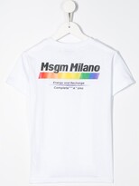 Thumbnail for your product : Msgm Kids logo print T-shirt