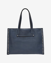 Thumbnail for your product : Valentino Rockstud Medium Leather Tote: Indigo