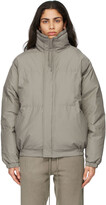 Thumbnail for your product : Essentials Taupe Nylon Puffer Jacket
