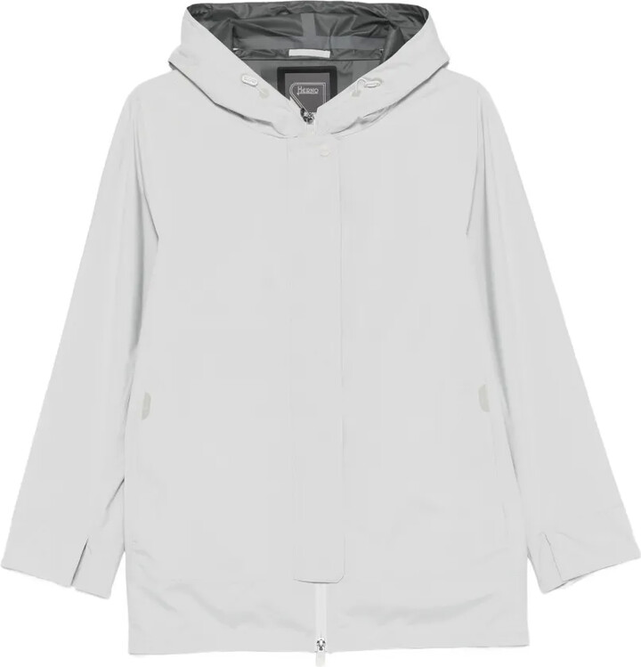 Herno Zip-Up Hooded Coat