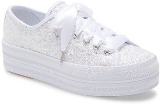 women's keds x kate spade new york ace leather glitter