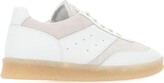 Thumbnail for your product : MM6 MAISON MARGIELA Sneakers realized in smooth leather and suede characterized by logoed label on the tongue.