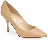 Thumbnail for your product : Jimmy Choo 'Mei' Almond Toe Leather Pump (Women)