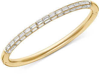Swarovski Domino Gold PVD-Plated Crystal Bangle Bracelet
