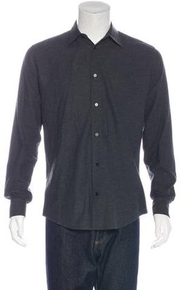 Hermes Twill Button-Up Shirt