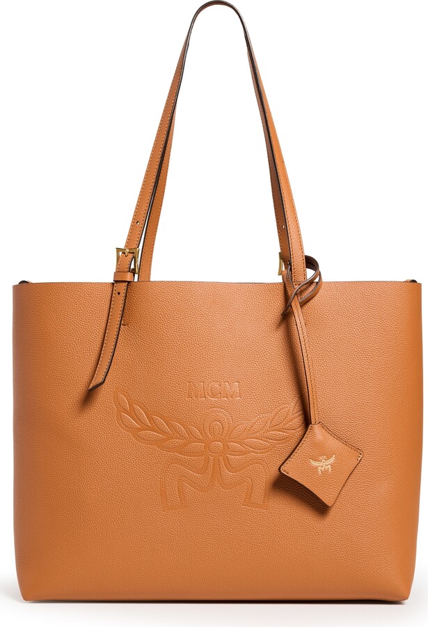 MCM Himmel Doppel Shopper Tote
