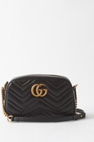 Thumbnail for your product : Gucci GG Marmont Small Quilted-leather Cross-body Bag - Black