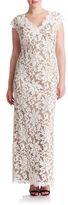 Thumbnail for your product : Floral Lace Gown