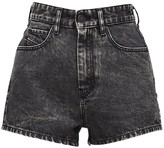 Thumbnail for your product : Diesel D-isi High Waist Washed Denim Shorts