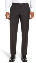 Thumbnail for your product : BOSS Men's Genesis Flat Front Plaid Wool Trousers