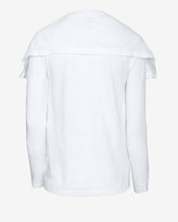 Thumbnail for your product : Theory Open Placket Throw: White