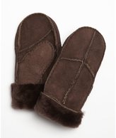 Thumbnail for your product : Portolano brown lambskin shearling lined mittens
