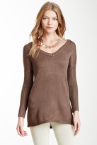 Thumbnail for your product : Shae Deep Slub V-Neck Pullover
