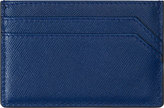 Thumbnail for your product : Jimmy Choo Blue Textured Leather Card Holder