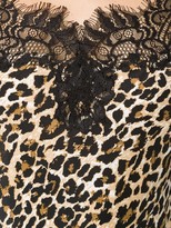 Thumbnail for your product : Gold Hawk Lace Trim Leopard Print Blouse