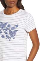Thumbnail for your product : Lucky Brand Stripe Paisley Tee