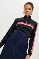 Thumbnail for your product : Topshop Moto raw waist midi skirt