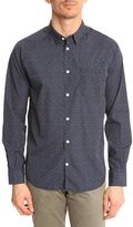 Thumbnail for your product : Norse Projects Irregular Polka Dot Navy Blue Shirt
